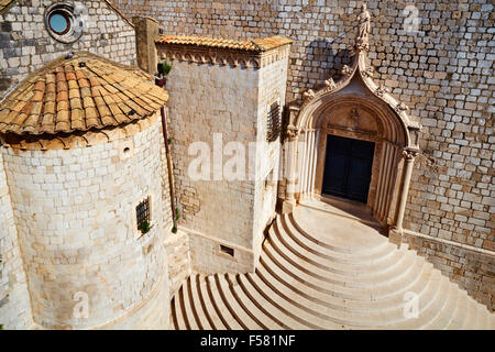 Kroatien, Dalmatien, Dubrovnik, Altstadt, UNESCO-Weltkulturerbe, Altstadt, Dominikanerkloster Stockfoto