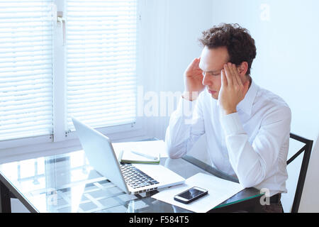 Kopfschmerzen Stockfoto