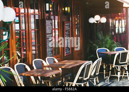 Restaurant in Paris, Frankreich Stockfoto