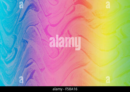 blau rosa gelb und grün abstrakten Hintergrund Stockfoto
