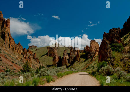 Leslie Gulch in Malheur Grafschaft im südöstlichen Oregon Stockfoto