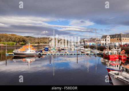 Hafen von Stornoway, Isle of Lewis, äußeren Hebriden, Schottisches Hochland, Schottland Stockfoto