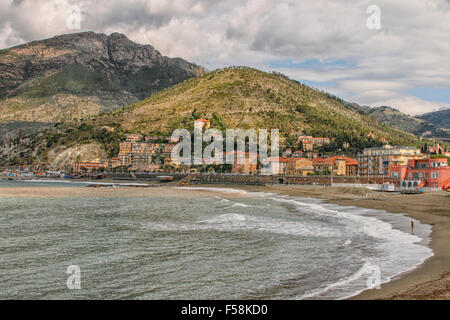 Levanto ist eines der berühmten fünf Dörfer der Cinque Terre Stockfoto
