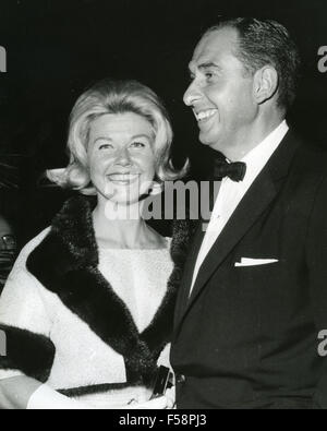 DORIS DAY mit Ehemann Marty Melcher über 1966 Stockfoto