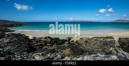 Traigh Lar Strand, Harris, äußeren Hebriden, Schottland Stockfoto