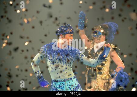 Singapur, Singapur. 30. Oktober 2015. Sänger Aaron Kwok führt bei seinem Konzert im Marina Bay Sands Expo, Singapur, 30. Oktober 2015. Bildnachweis: Dann Chih Wey/Xinhua/Alamy Live News Stockfoto