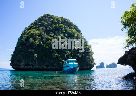 Phi Phi Island war sehr berühmte Insel in Phuket, Thailand. Stockfoto