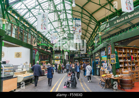 Stände, bei Borough Market Borough High Street London England UK GB EU Europa Stockfoto