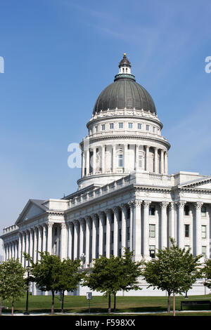 Utah State Capitol befindet sich in Salt Lake City, Utah, USA. Stockfoto