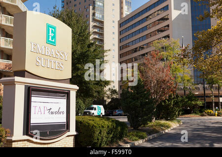 Das Embassy Suites Hotel - Crystal City, Virginia, USA Stockfoto