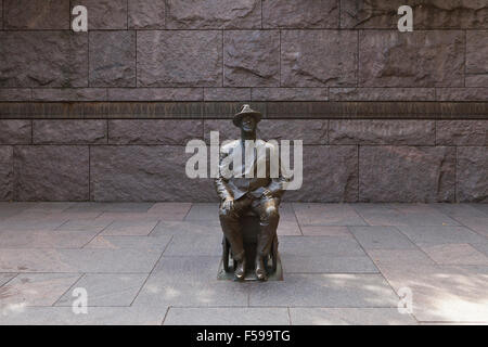 Franklin Delano Roosevelt Memorial Statue - Washington, DC USA Stockfoto