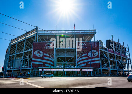 Levi-Stadion des Fußball-San Francisco 49ers Heimmannschaft in Santa Clara Kalifornien 2016 Superbowl 50 Stockfoto