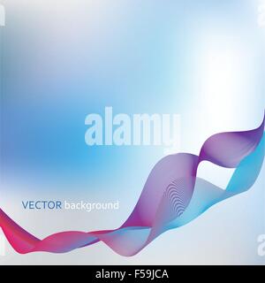 Elegante Wellen Hintergrund Stock Vektor