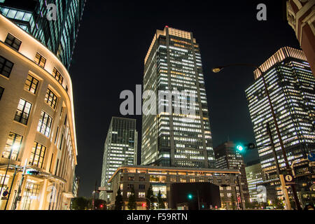 Außenseite der Kitte und Shin-Marunouchi building, Chiyoda-Ku, Tokyo, Japan Stockfoto