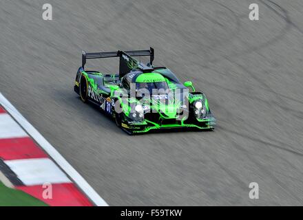 Shanghai, Volksrepublik China. 31. Oktober 2015. N - 31 EXTREME Geschwindigkeit MOTORSPORT Vereinigte Staaten. Ligier JS P2 - HPD. Reifen Dunlop, Treiber ED BROWN (USA), JOHANNES VAN OVERBEEK (USA) und JONATHON FOGARTY (USA). LE MANS PROTOTYP 2. Im Zeittraining - LMP1 und LMP2 am Shanghai International Circuit. Bildnachweis: Marcio Machado/ZUMA Draht/Alamy Live-Nachrichten Stockfoto