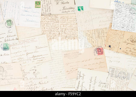 Handgeschriebenen Brief Stockfoto