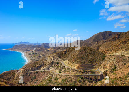 Cabo de Gata-Nijar Park ist der größte Naturschutzgebiet Andalusiens. Stockfoto