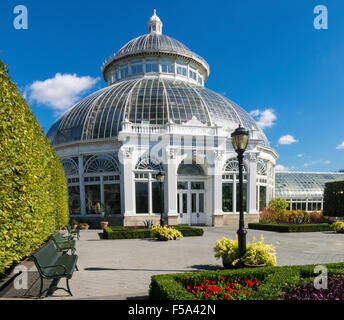 Haupt-Konservatorium in der New York Botanical Garden, der Bronx, NY, USA Stockfoto