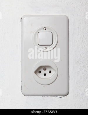 Internationalen AC Power plug Steckdose - Schweiz Stockfoto