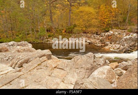 Glen Affric im Herbst Stockfoto