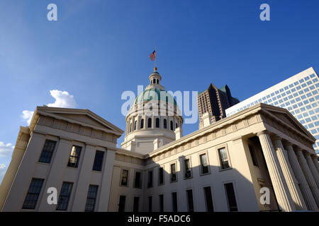 Das Old Courthouse in der Innenstadt von St. Louis, Missouri, USA. Stockfoto