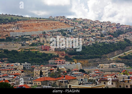 Druz Dorf, Horfesh, Israel Stockfoto