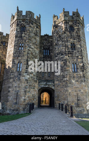 Alnwick Castle, Northumberland, UK. Stockfoto