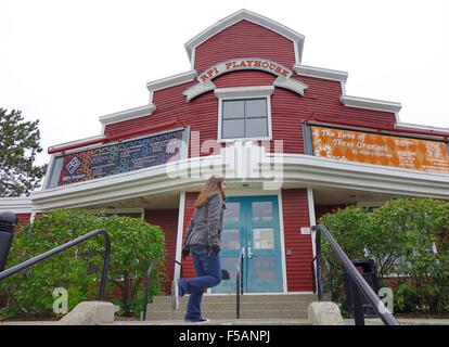 Das RPI-Schauspielhaus, ein Theater auf dem Campus des Renssalaer Polytechnic Institute in Troy, New York Stockfoto