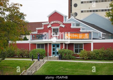 Das RPI-Schauspielhaus, ein Theater auf dem Campus des Rensselaer Polytechnic Institute in Troy, New York Stockfoto