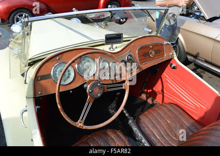 Ein 1953 MG TD britischen Sportwagen. Stockfoto