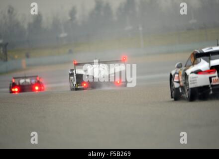 1. November 2015 - Shanghai, Volksrepublik China - FIA Langstrecken-Weltmeisterschaft 6 Stunden von Shanghai in Shanghai International Circuit. © Marcio Machado/ZUMA Draht/Alamy Live-Nachrichten Stockfoto