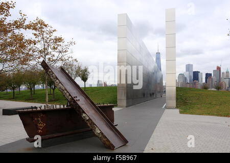 Leeren Sie Himmel 9/11 memorial Stockfoto