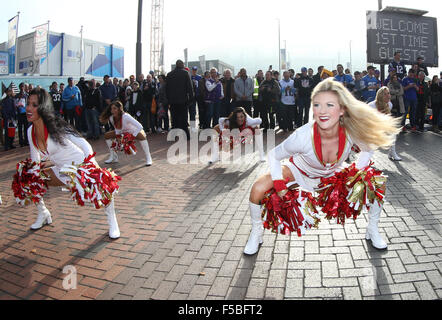London, UK. 1. November 2015. NFL: November 1st International Series - Detroit Lions Vs Kansas City Chiefs, NFL - Atmosphäre Credit: Glamourstock/Alamy Live-Nachrichten Stockfoto