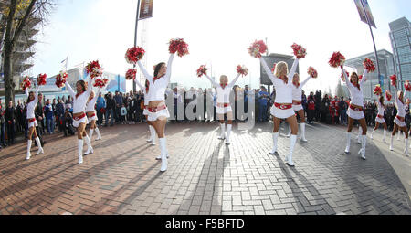 London, UK. 1. November 2015. NFL: November 1st International Series - Detroit Lions Vs Kansas City Chiefs, NFL - Atmosphäre Credit: Glamourstock/Alamy Live-Nachrichten Stockfoto