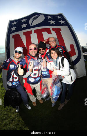 London, UK. 1. November 2015. NFL: November 1st International Series - Detroit Lions Vs Kansas City Chiefs, NFL - Atmosphäre Credit: Glamourstock/Alamy Live-Nachrichten Stockfoto