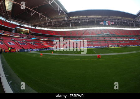 London, UK. 1. November 2015. NFL: November 1st International Series - Detroit Lions Vs Kansas City Chiefs, NFL - Atmosphäre Credit: Glamourstock/Alamy Live-Nachrichten Stockfoto