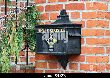 Alte deutsche Postfach. Museum der Weltmeere. Kaliningrad (bis 1946 Königsberg), Russland Stockfoto