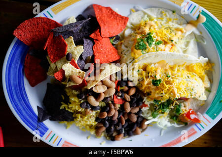 Lippfische Tacos in der Lippfische Bar & Grill Key West, Florida, USA Stockfoto