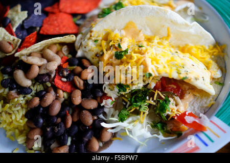 Lippfische Tacos in der Lippfische Bar & Grill Key West, Florida, USA Stockfoto