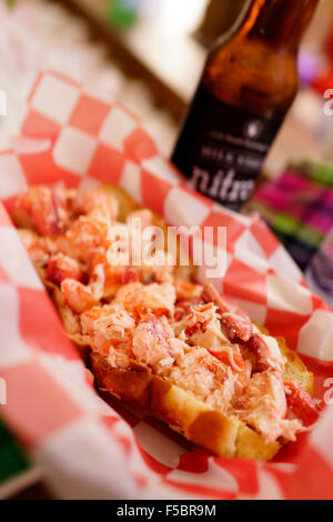 Lobster Roll bei Eaton Street Seafood Market Restaurant Key West Florida USA travel Stockfoto