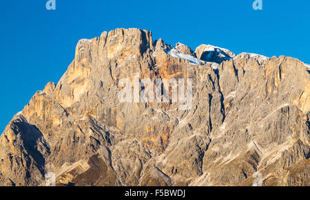 Das Massiv des Cimon della Pala, Dolomiten Stockfoto