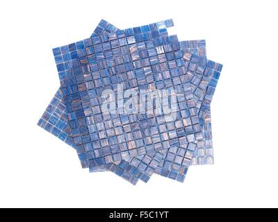 Eine Nahaufnahme der Fliesen im Bad Stockfoto