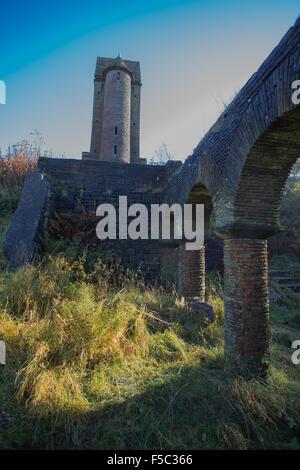 Der Taubenturm. Grad Ii denkmalgeschütztes Gebäude Rivington Gärten nahe Chorley, Horwich, Bolton, Adlington, Darwen und Blackburn Stockfoto