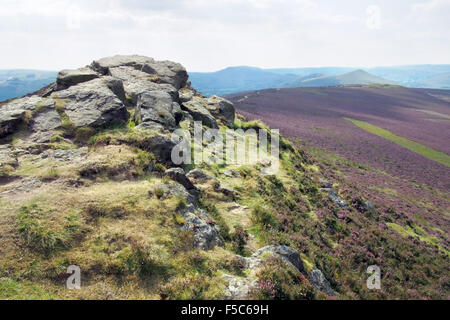 Win-Hügel in Derbyshire Peak District Dark Peak, England UK Stockfoto