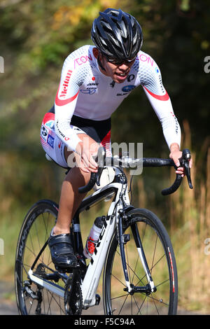 Japanische Zyklus Sportscenter, Shizuoka, Japan. 1. November 2015. Kenshiro Nakayama (JPN), 1. November 2015 - Para-Cycling: Japan-Para-Cycling CUP 2015 Mixed individuelle Zeit Studie C1-5 bei japanischen Zyklus Sportscenter, Shizuoka, Japan. © Shingo Ito/AFLO SPORT/Alamy Live-Nachrichten Stockfoto