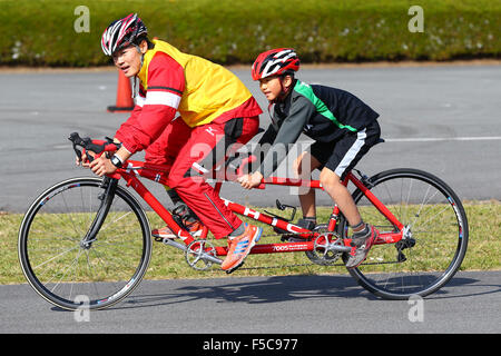 Japanische Zyklus Sportscenter, Shizuoka, Japan. 1. November 2015. Allgemeine Ansicht, 1. November 2015 - Para-Cycling: Japan-Para-Cycling WM 2015 am japanischen Zyklus Sportscenter, Shizuoka, Japan. © Shingo Ito/AFLO SPORT/Alamy Live-Nachrichten Stockfoto