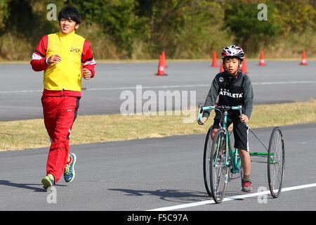 Japanische Zyklus Sportscenter, Shizuoka, Japan. 1. November 2015. Allgemeine Ansicht, 1. November 2015 - Para-Cycling: Japan-Para-Cycling WM 2015 am japanischen Zyklus Sportscenter, Shizuoka, Japan. © Shingo Ito/AFLO SPORT/Alamy Live-Nachrichten Stockfoto