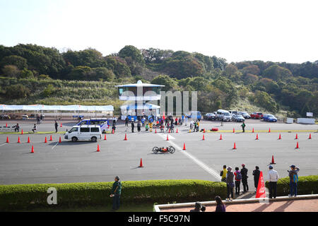 Japanische Zyklus Sportscenter, Shizuoka, Japan. 1. November 2015. Allgemeine Ansicht, 1. November 2015 - Para-Cycling: Japan Para-Cycling CUP 2015 Mixed Team Relay H bei japanischen Zyklus Sportscenter, Shizuoka, Japan. © Shingo Ito/AFLO SPORT/Alamy Live-Nachrichten Stockfoto