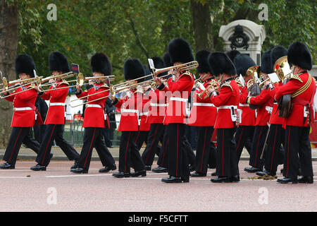 London, UK, 20. Oktober 2015: allgemeine Ansichten von The Mall für den chinesischen Präsidenten Xi Jinping Staatsbesuch in London Stockfoto