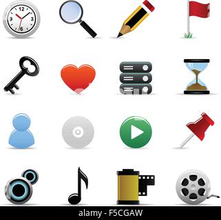 Web Icons Vektor Stock Vektor